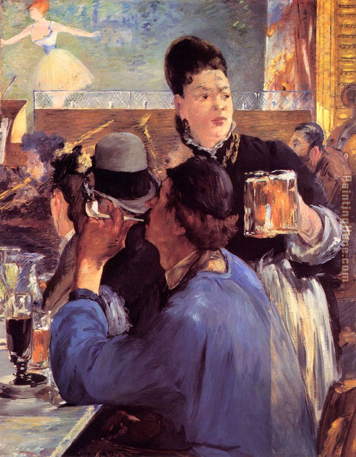 Corner of a Cafe-Concert painting - Edouard Manet Corner of a Cafe-Concert art painting